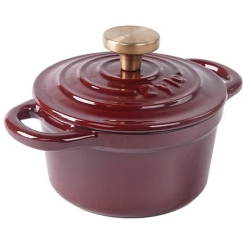 Round enameled cast iron pot Zyle ZY19RKI Ø13.3, 0.7 l