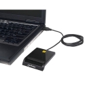 Manhattan 102049 išmanusis kortelių skaitytuvas Vidaus USB USB 2.0 Juoda