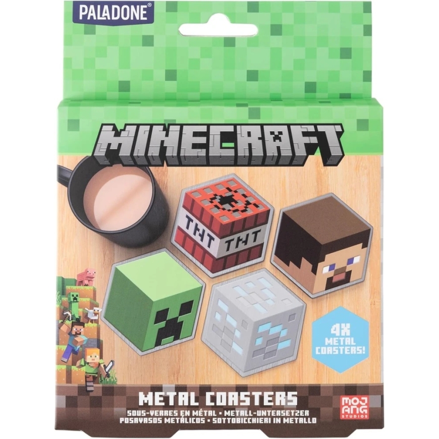 Paladone Minecraft metalliseeritud alused – 3