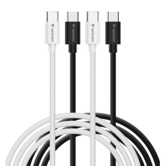 Verbatim 32391 USB kabelis USB 2.0 1 m USB C 0,48 Gbit/s 60 W Melns, Balts