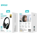 Bluetooth ausinės Bwoo Premium (BW587) juodos Bluetooth ausinės Bwoo Premium (BW587) juodos