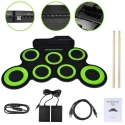 Oem SUPRIMO ROLL UP DRUM PAD – saliekams elektronis bungas pads. Oem SUPRIMO ROLL UP DRUM PAD – saliekams elektronis bungas pads.