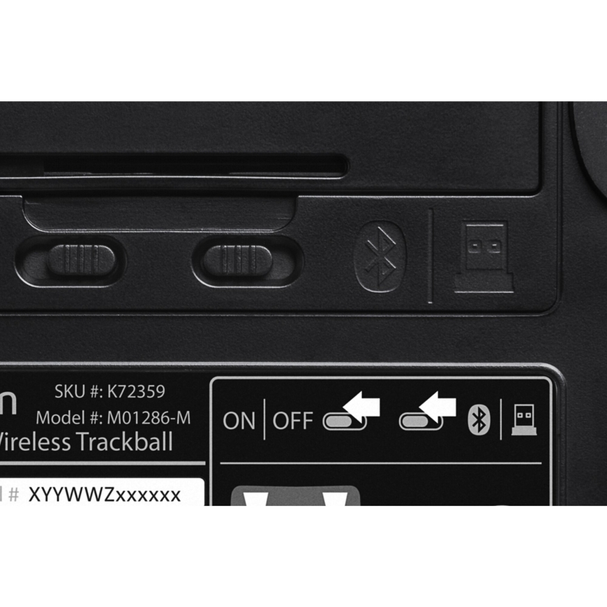 Kensington K72359WW hiir Kontor Mõlemakäeline RF juhtmeta ühendus + Bluetooth Juhtkuul 400 DPI – 4