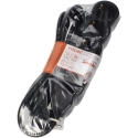 Orno Five-Socket Black Extension Lead with Schuko Plug, 3m