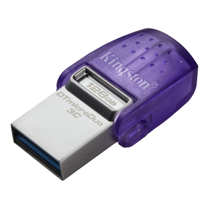 Kingston Technology DataTraveler 128GB microDuo 3C 200MB/s dual USB-A + USB-C