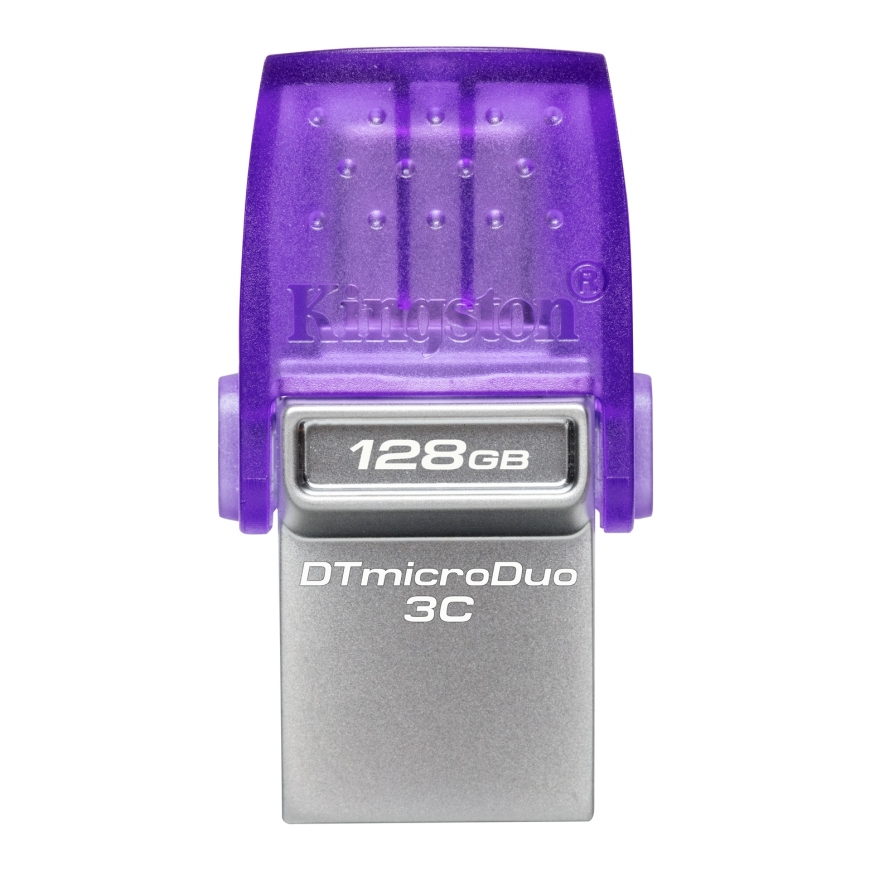 Kingston Technology DataTraveler 128GB microDuo 3C 200MB/s dual USB-A + USB-C – 3