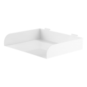 DELTACO OFFICE Document shelf mounted on profile (DELO-0151), white / DELO-0154