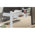 DELTACO OFFICE Document shelf mounted on profile (DELO-0151), white / DELO-0154