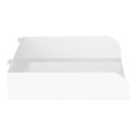 DELTACO OFFICE Document shelf mounted on profile (DELO-0151), white / DELO-0154