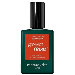 Manucurist Žalias Flash Nagų lakas Terracotta 15ml