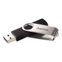 Hama 8GB Rotate USB flash drive USB Type-A 2.0 Black, Silver Hama 8GB Rotate USB flash drive USB Type-A 2.0 Black, Silver