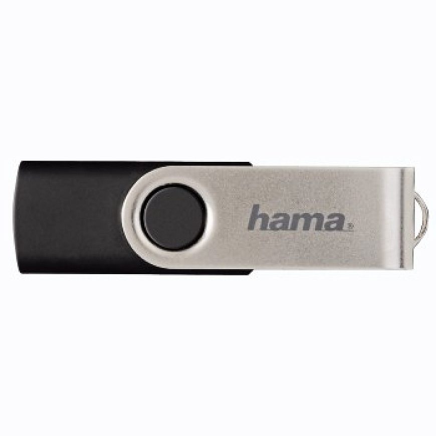 Hama 8GB Rotate USB flash drive USB Type-A 2.0 Black, Silver – 3