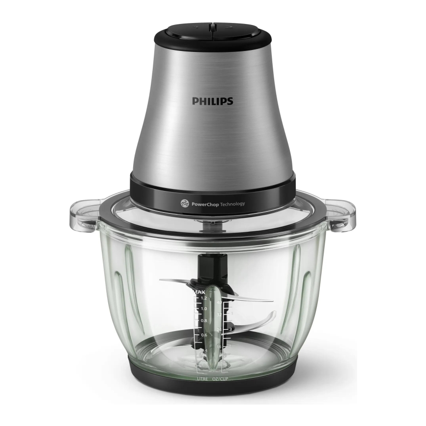 Philips 3000 series HR1503/00 elektrinė maisto pjaustyklė 2 L 450 W Nerūdijančiojo plieno