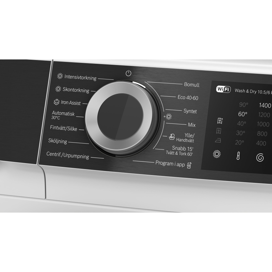 Bosch WNG254AKSN Serie 6 Washer Dryer, White – 4