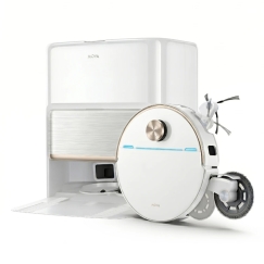 Robotas dulkių siurblys MOVA V70 Ultra Complete, baltos spalvos