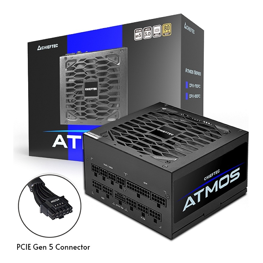 Chieftec Atmos блок питания 750 W 20+4 pin ATX ATX Черный – 5