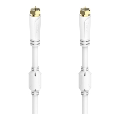Hama 00205251 коаксиальный кабель 1,5 m F Белый