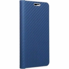 Forcell Oem LUNA Book Carbon Case for Samsung Galaxy A13 4G in Blue Color