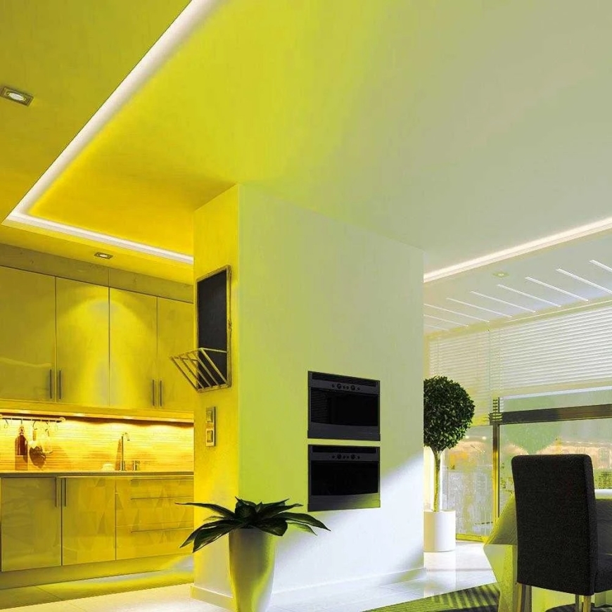 V-tac 11W/m LED strip, 60 LEDs/m, yellow color, IP20, 5 meters roll – 3