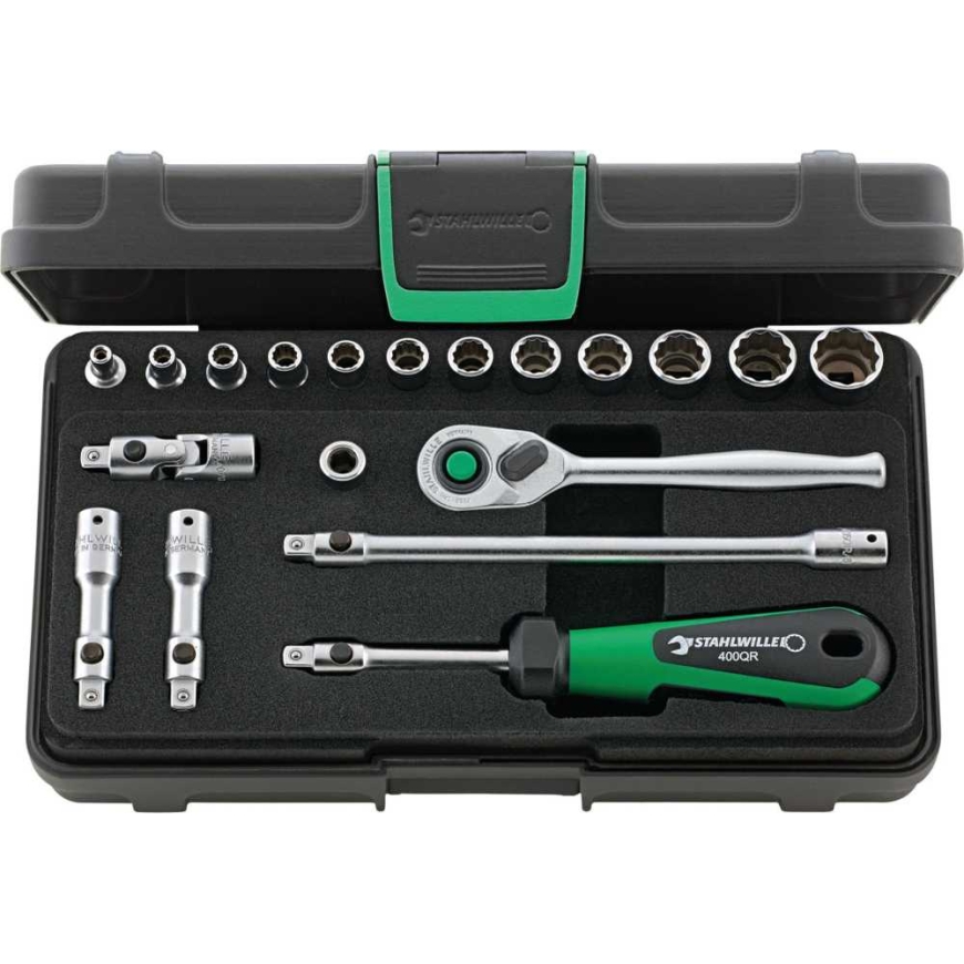Stahlwille 96015208 Socket Set 1/4'' 19 pcs.