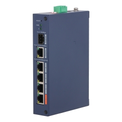 Dahua Technology CHS4106-4ET-60 võrgulüliti Juhitav L2 Fast Ethernet (10/100) Power over Ethernet tugi Lauaarvuti Sinine