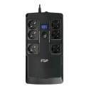 FSP NanoFit 800 puhvertoiteallikas (UPS) Ooteseisund (võrgust väljas) 0,8 kVA 480 W 6 vahelduvvoolu kontakt FSP NanoFit 800 puhvertoiteallikas (UPS) Ooteseisund (võrgust väljas) 0,8 kVA 480 W 6 vahelduvvoolu kontakt