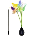 ProGarden Solar Lamp with Dancing Wind Butterflies ProGarden Solar Lamp with Dancing Wind Butterflies