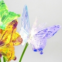 ProGarden Solar Lamp with Dancing Wind Butterflies ProGarden Solar Lamp with Dancing Wind Butterflies