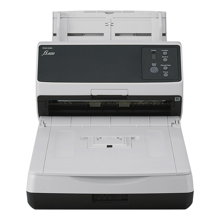 Ricoh fi-8250 ADF + manuaalse dokumendisöötmisega skanner 600 x 600 DPI A4 Must, Hall