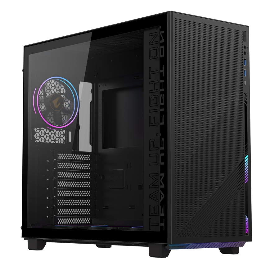 GIGABYTE C400 Midi Tower musta