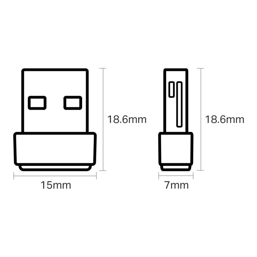 TP-Link AC600 Nano Wireless USB WiFi Adapter – 4