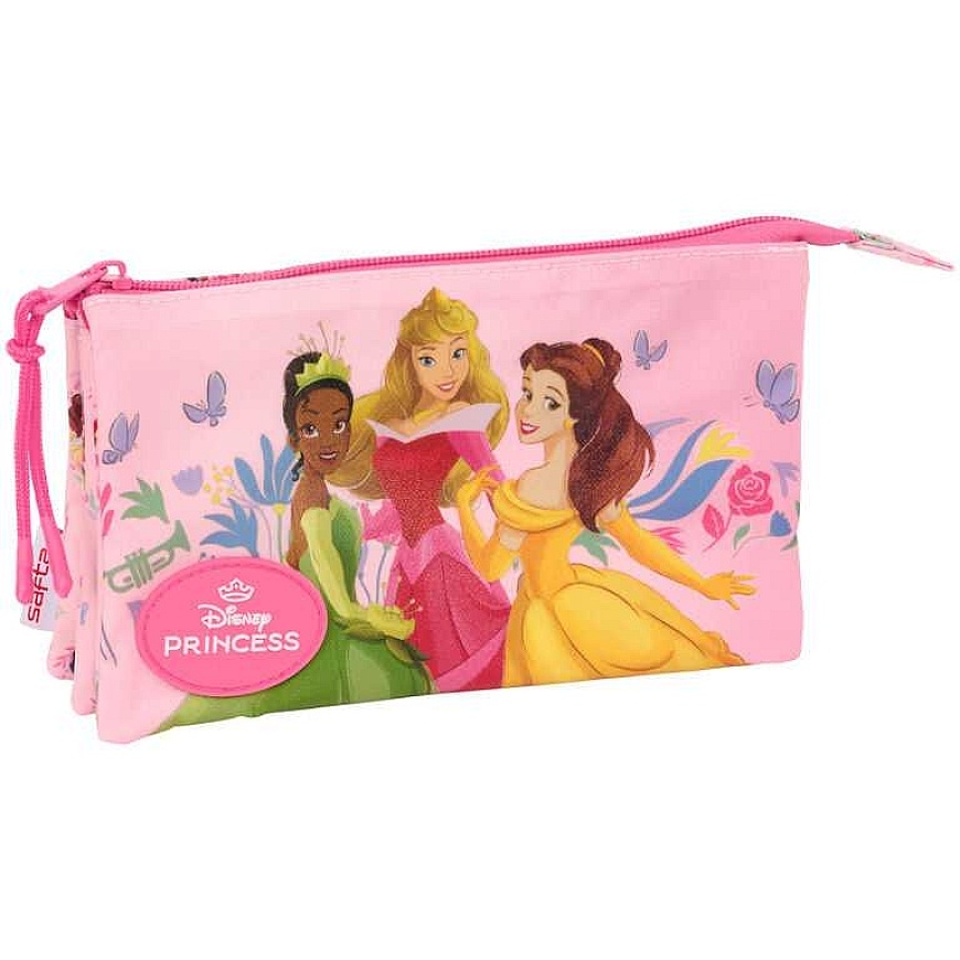 Safta Disney Princess triple pencil case