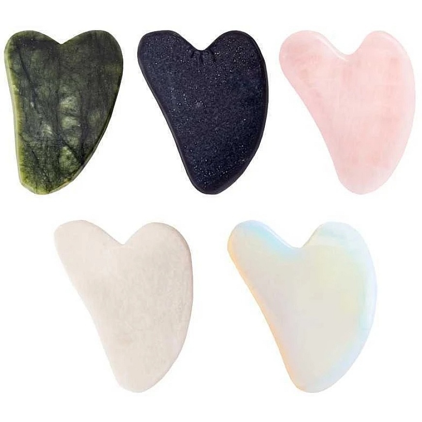 Pink Rozā Gua Sha akmens sejas