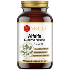 Yango Alfalfa Lucerna Siewna Dietary Supplement 60 Capsules