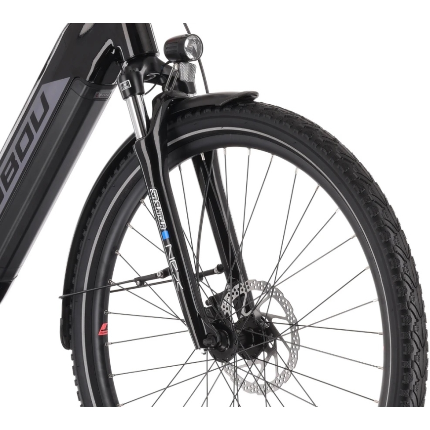 Elektriskais velosipēds Tabou Mono UP 2.0 melns-sarkans-18" (Izmērs: 18") – 4