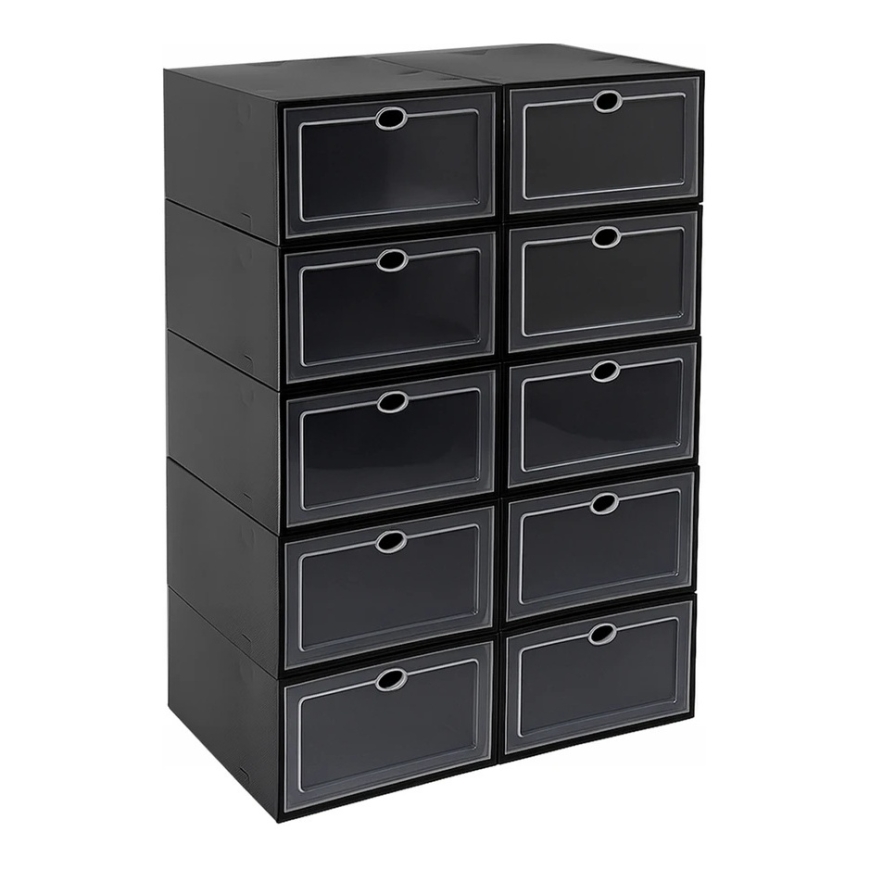 RTO apavu uzglabāšanas kārbu komplekts BoxOrganizer
