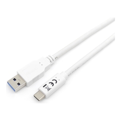 Equip 128364 USB кабель USB 3.2 Gen 1 (3.1 Gen 1) 1 m USB A USB C Белый