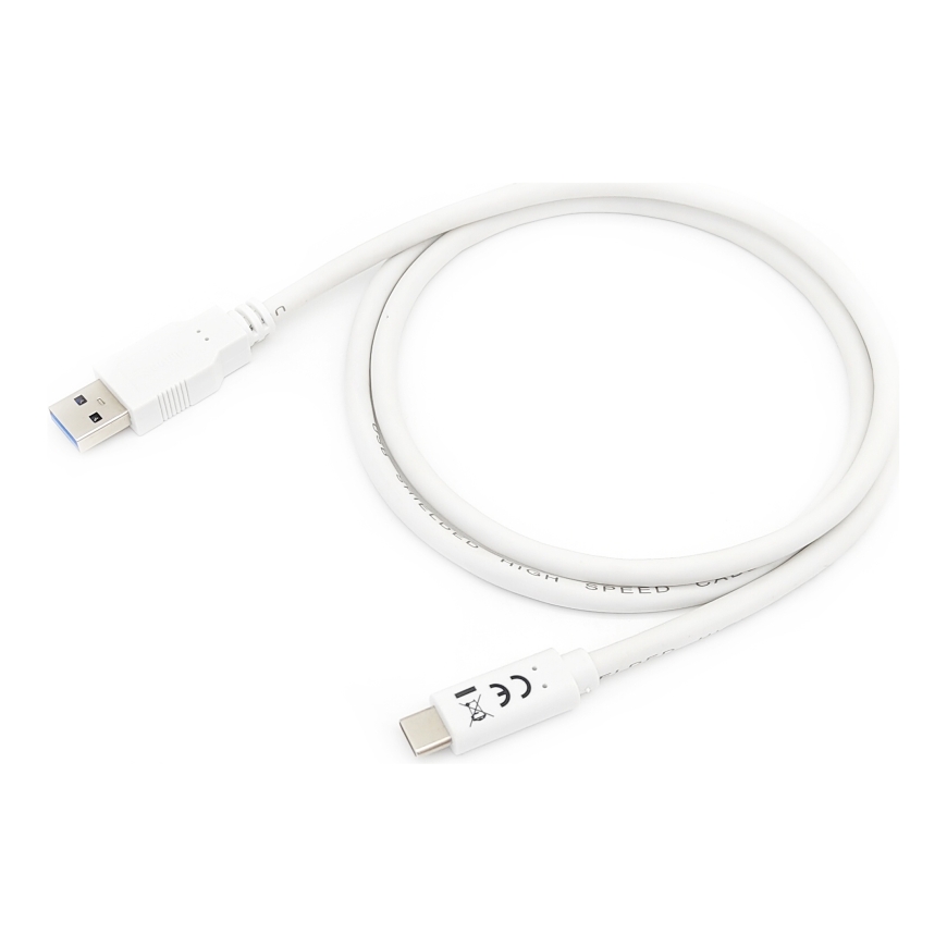 Equip 128364 USB kabelis USB 3.2 Gen 1 (3.1 Gen 1) 1 m USB A USB C Balts – 2