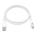 Equip 128364 USB-kaabel USB 3.2 Gen 1 (3.1 Gen 1) 1 m USB A USB C Valge