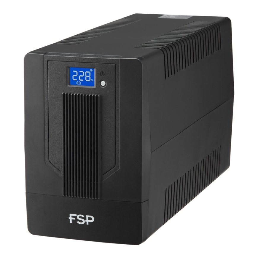FSP iFP 1500 nepertraukiamo maitinimo resursai (UPS) „Line-Interactive“ 1,5 kVA 900 W 2 AC išvestis(ys / čių)