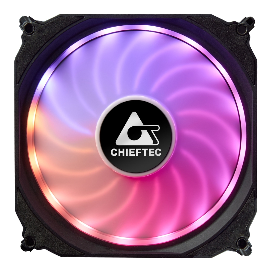 Chieftec CF-3012-RGB computer cooling system Computer case Fan 12 cm Black – 3