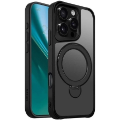 Etteri Matt Mag Ring dėklas, skirtas iPhone 16 Pro 6,3", juodas