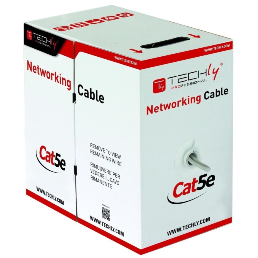 Techly ITP6-UTP-IC networking cable Grey 305 m Cat5e U/UTP (UTP) – 2