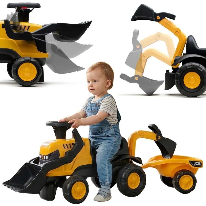FALK JCB Traktors ar Piekabe, Dakša