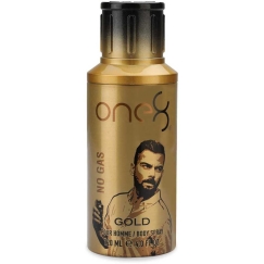 One 8 No Gas Gold Scented Spray for Men, 120 ml