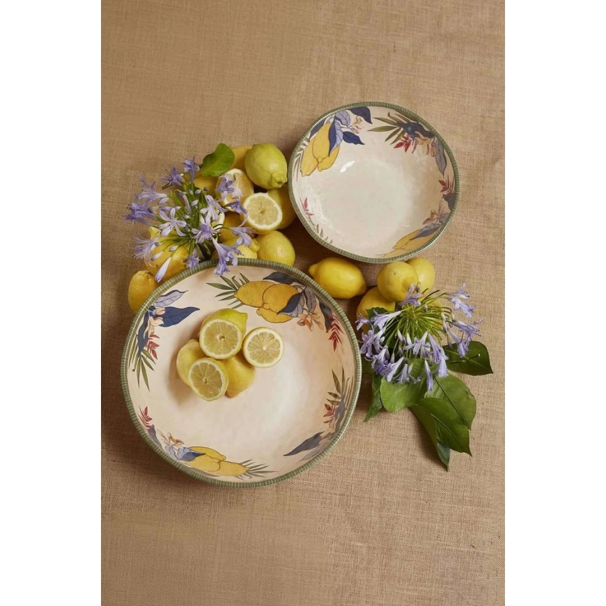 ROSE&TULIPANI LIMU Didelė balta lėkštė - 36 cm – 2