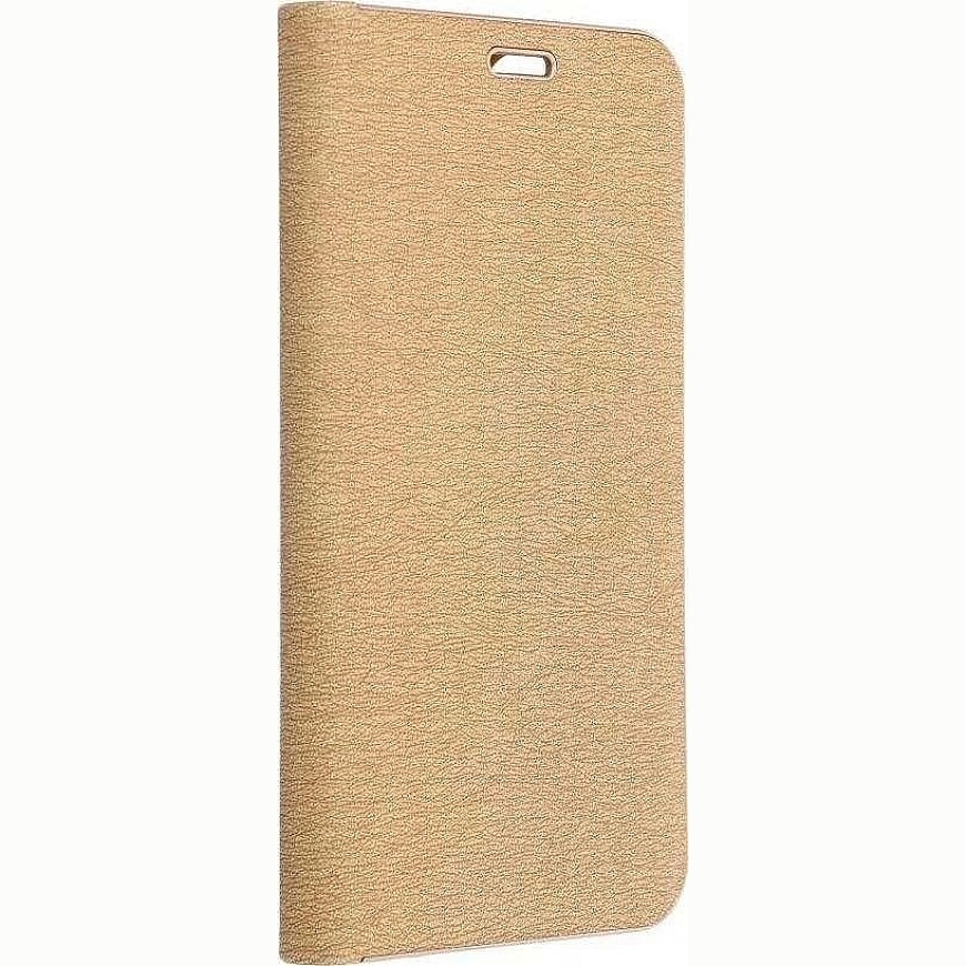Forcell Oem LUNA Book Gold Case for Samsung Galaxy A13 4G in Gold Color