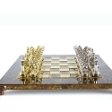 Manopoulos Chess Set for Lankininkai 28x28cm with Chess Pieces and Board Manopoulos Chess Set for Lankininkai 28x28cm with Chess Pieces and Board