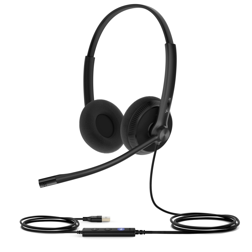 Yealink UH34 Lite Dual Teams Laisvų rankų įranga Vielinis Su lankeliu Biuras / skambučių centras USB A tipo Juoda – 2
