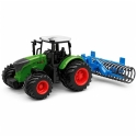 Tractor with roller 1:24 green Tractor with roller 1:24 green